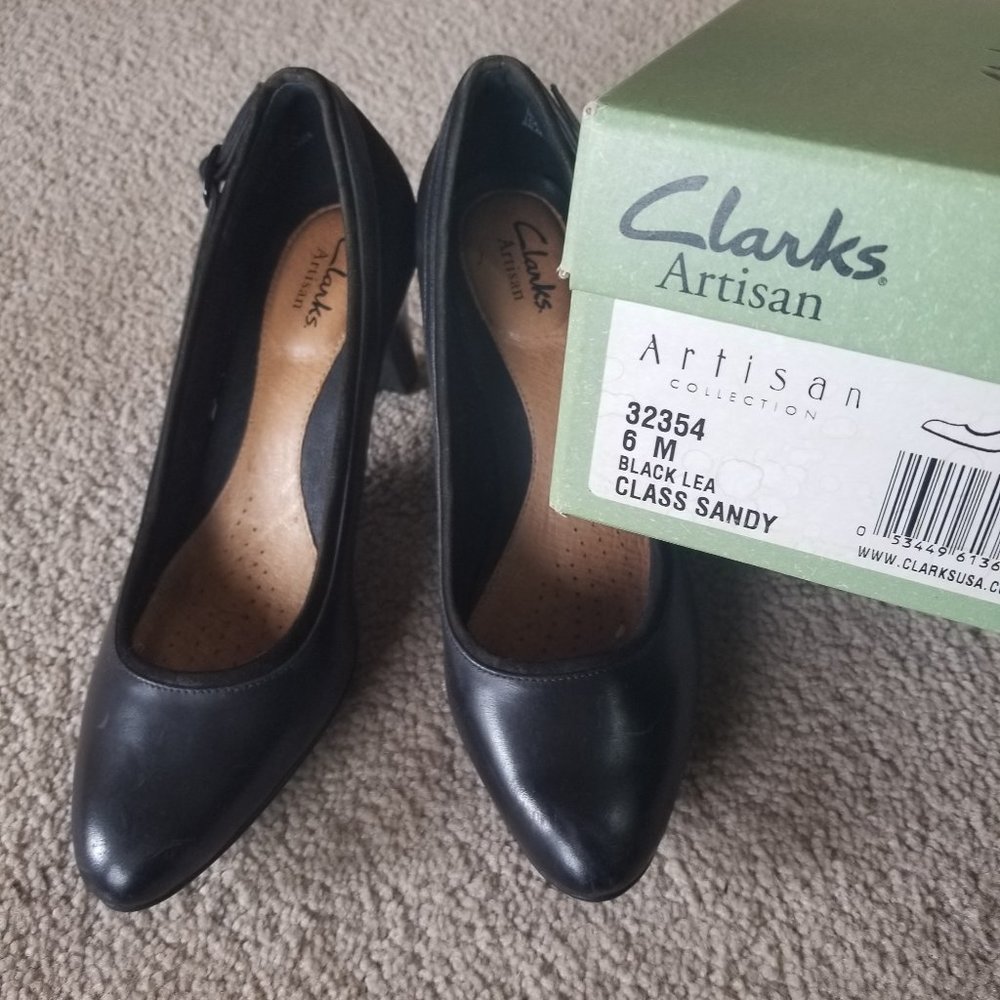Clarks Artisan Class Sandy Heels Pump Size 6